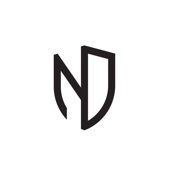 Логотип Начальной Буквы — стоковый вектор