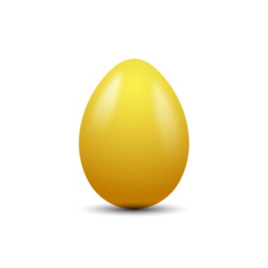 sarı renkli yumurta vektör