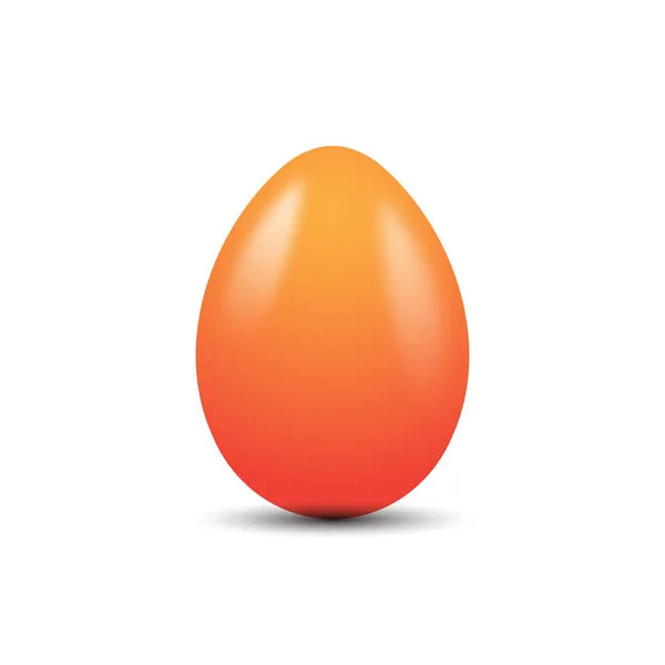 Eier Vektorfarbe Orange — Stockvektor