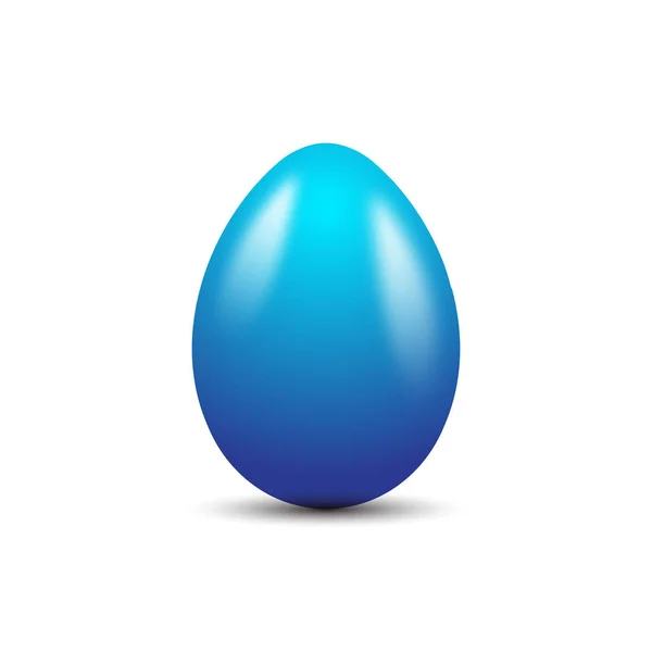 Blaue Farbe Eier Vektor — Stockvektor