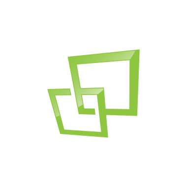 logo vektör kare şekil