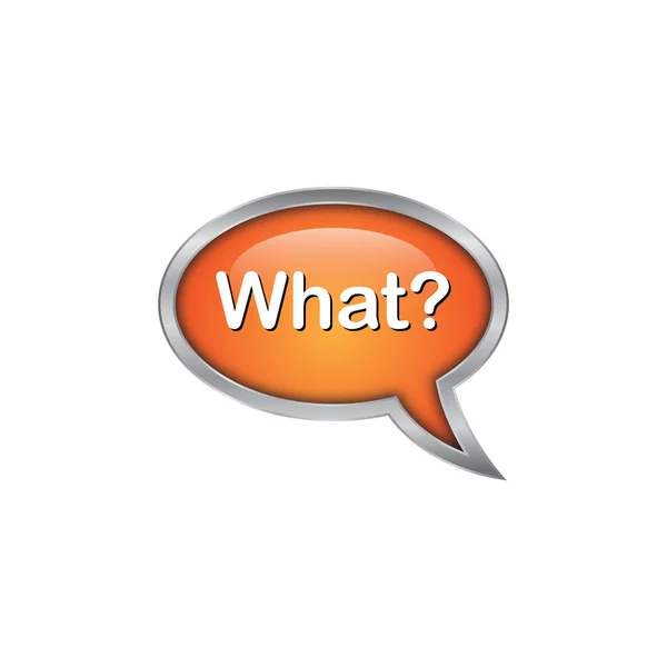 Questions Chat Emblème Parole — Image vectorielle