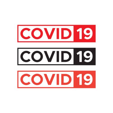 COVID-19 tasarım logo vektörü