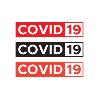 COVID-19 tasarım logo vektörü