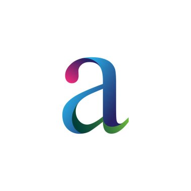 İlk harf bir konsept logo vektörü