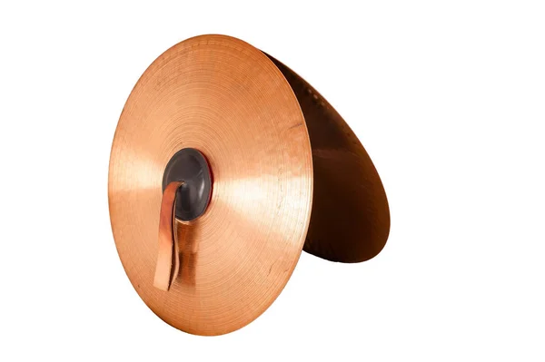 Close up of an prcussion cymbals — Stock Photo, Image