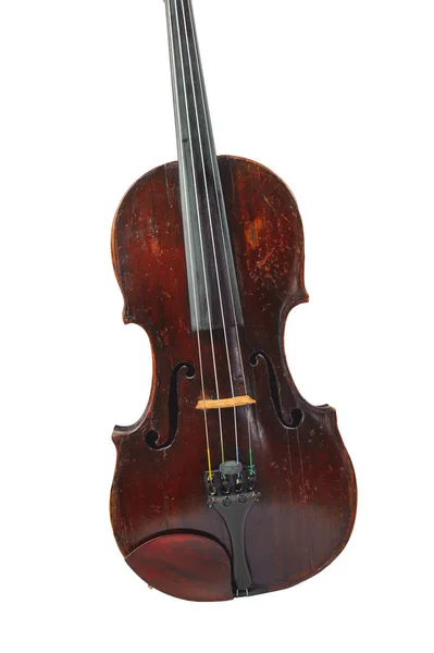白い背景にヴァイオリンのイメージ — ストック写真
