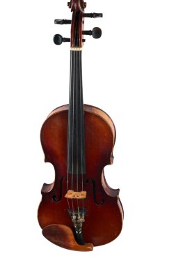 beyaz zemin üzerinde bir keman görüntü