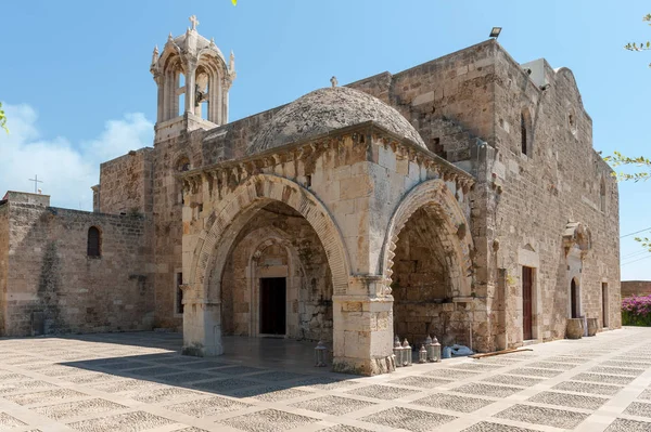 Byblos är en Medelhavet stad i berget Libanon Royaltyfria Stockbilder