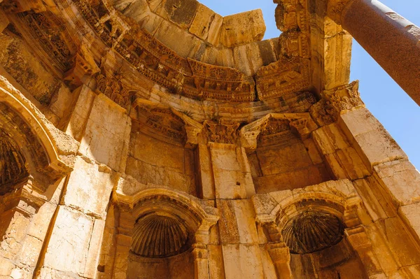 Baalbek Cidade antiga no Líbano . — Fotografia de Stock