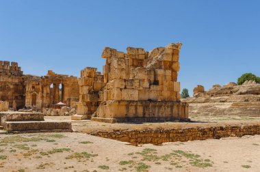 Lübnan'daki Baalbek antik kenti.