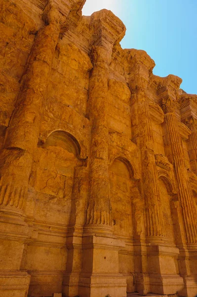 Baalbek oude stad in Libanon. — Stockfoto