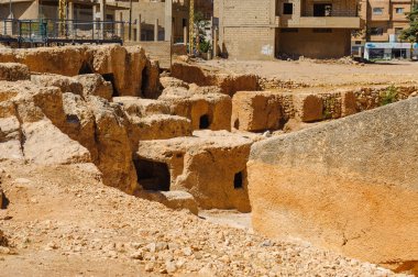 Lübnan'daki Baalbek antik kenti.