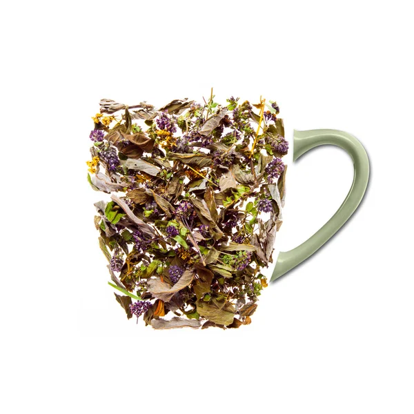 Çaydan yapılan çay yaprakları