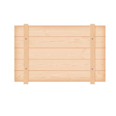 Wooden shipping box