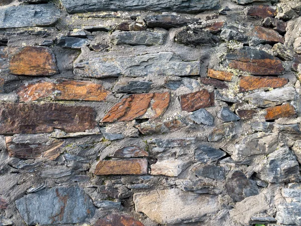 돌과 콘크리트 벽 — 스톡 사진