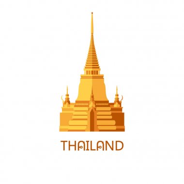 Altın Budist wat Tapınağı Bangkok Tayland
