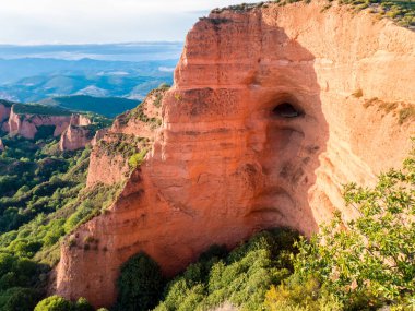 Las Medulas tarihi altın madenciliği sitesi.