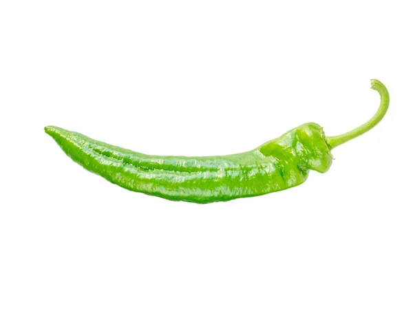 Green long Cubanelle pepper — Stock Photo, Image