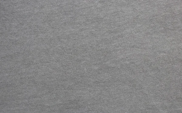 Textura de la camiseta de algodón gris — Foto de Stock