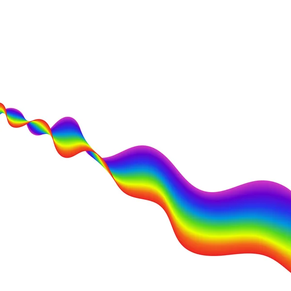 Абстрактная разноцветная полоска / вейв — стоковый вектор