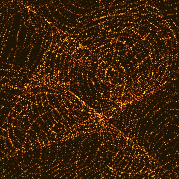 Абстрактный фон Светящиеся искрящиеся частицы . — стоковый вектор