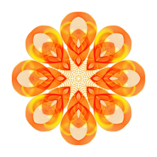 Beyaz arka plan üzerinde soyut tasarım öğesi. 