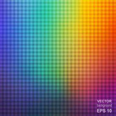 Colorful Square Rainbow Abstract Background. clipart