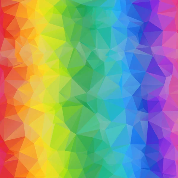 Colorful Geometric Bright Abstract Background of Triangles. — Stock Vector