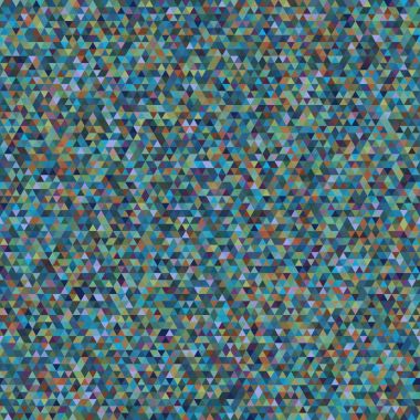 Soyut geometrik Dikişsiz desen renkli üçgen.