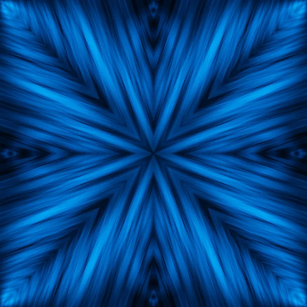 Blau gestreifter eckiger Hintergrund der Nachtfarben. — Stockvektor