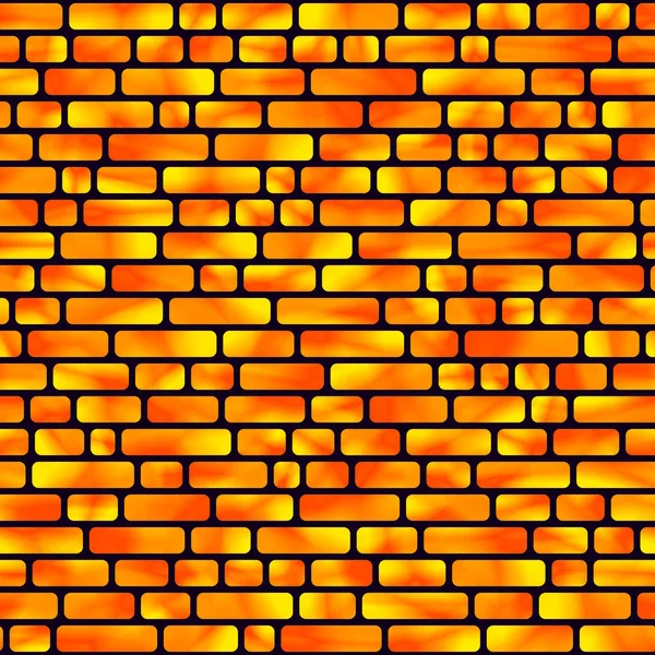 Бесшовный узор оранжевого и жёлтого прямоугольников . — стоковый вектор