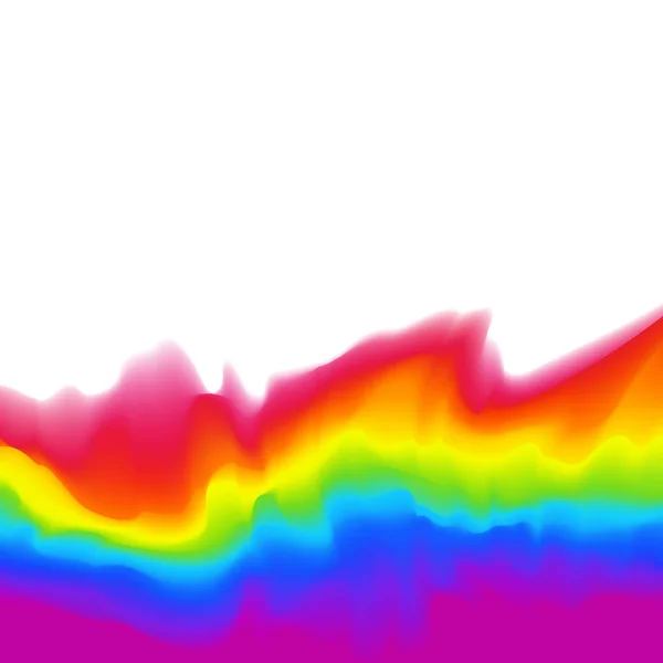 Absztrakt háttér színes vízszintes színátmenet hullám szalag — Stock Vector