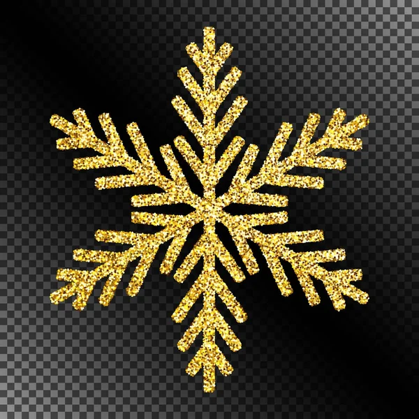 Design-Element stilisierte Weihnachten Zubehör funkelnde Schneeflocke — Stockvektor