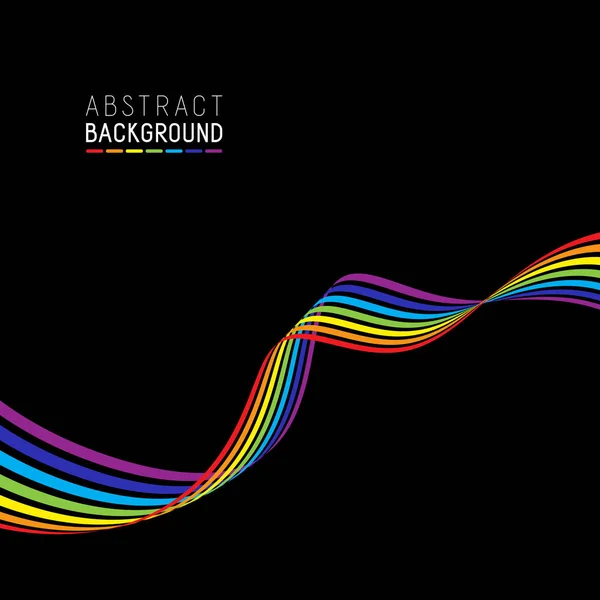 Basit arka plan gökkuşağı hatta siyah zemin.