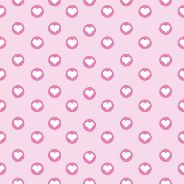 Sevgililer şekil üzerinde pembe bir arka plan Sevgililer hurda kağıt, duvar kağıdı ve kartpostal için uygun şirin kalp şekli ile sorunsuz arka plan