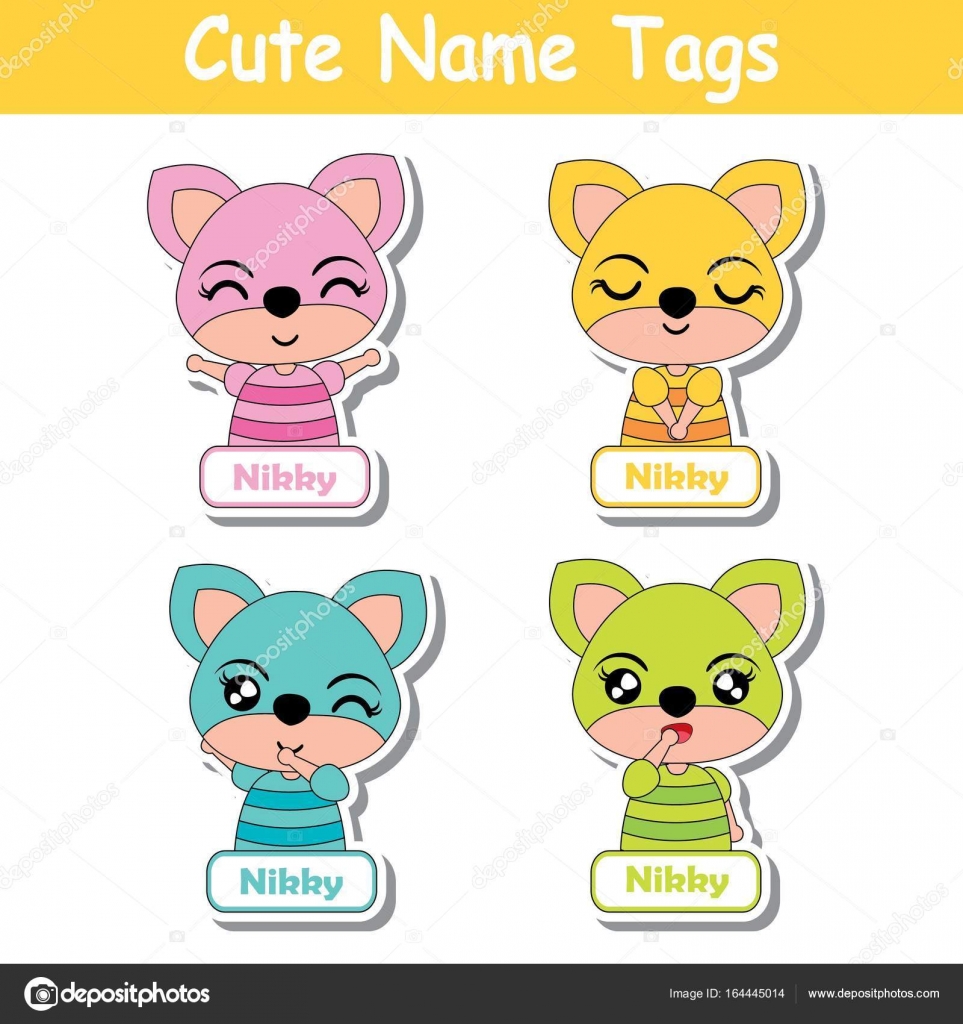 Name Vector Cartoon Of Colorful Cute Fox Girls Suitable For Kid Name Set Design Vector Image By C Saidi21ns Vector Stock Name Vector Cartoon Of Colorful Cute Fox Girls Suitable For Kid Name Set Design Vector Image By C Saidi21ns Vector Stock