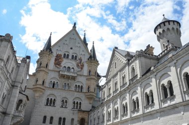 Neuschwanstein Şatosu, güneybatı Bavaria, Almanya için Fssen