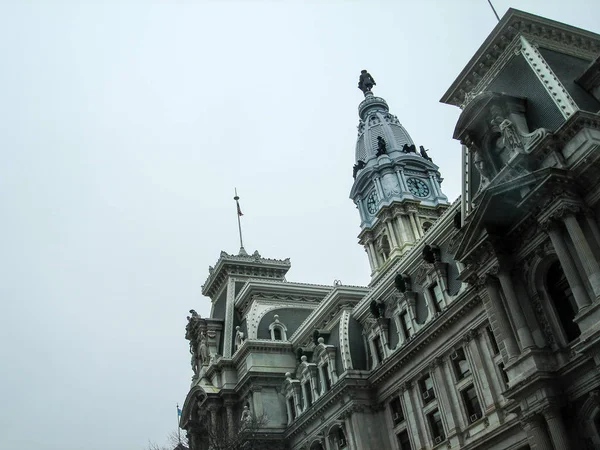 フィラデルフィア市庁舎、フィラデルフィア、ペンシルベニア州、アメリカ、建物 — ストック写真