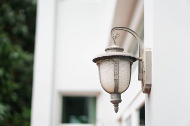 eski açık duvar lamba ışık beyaz dış