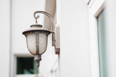 eski açık duvar lamba ışık beyaz dış