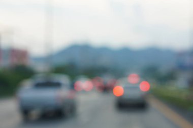 akşam şehir yol ışık bokeh arka plan bulanıklık