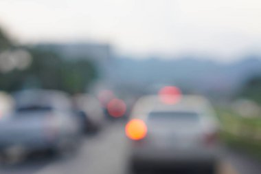 akşam şehir yol ışık bokeh arka plan bulanıklık