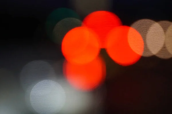 Night city ljus bokeh bakgrund — Stockfoto