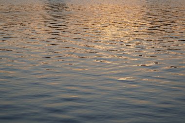 okyanus su günbatımı sahne siluet dağ manzarası