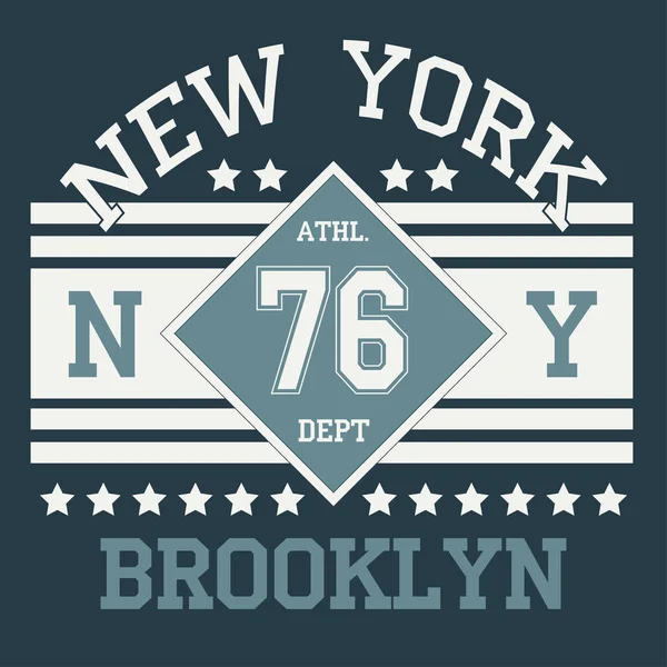 ニューヨーク スポーツ t シャツ — ストックベクタ