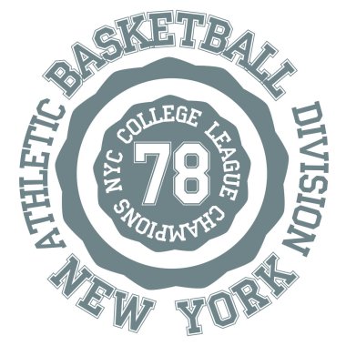 Sepet topu tipografi, t-shirt new york