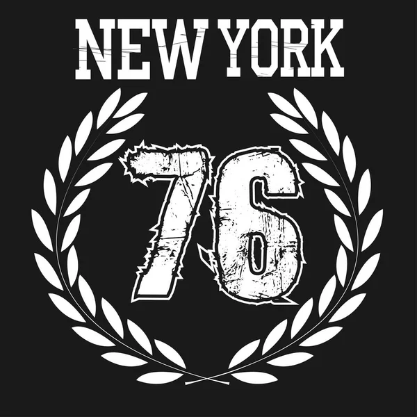 New York Sport T-shirt Design — Stock vektor