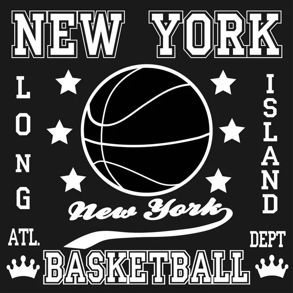 Mody w Nowym Jorku koszykówki — Wektor stockowy
