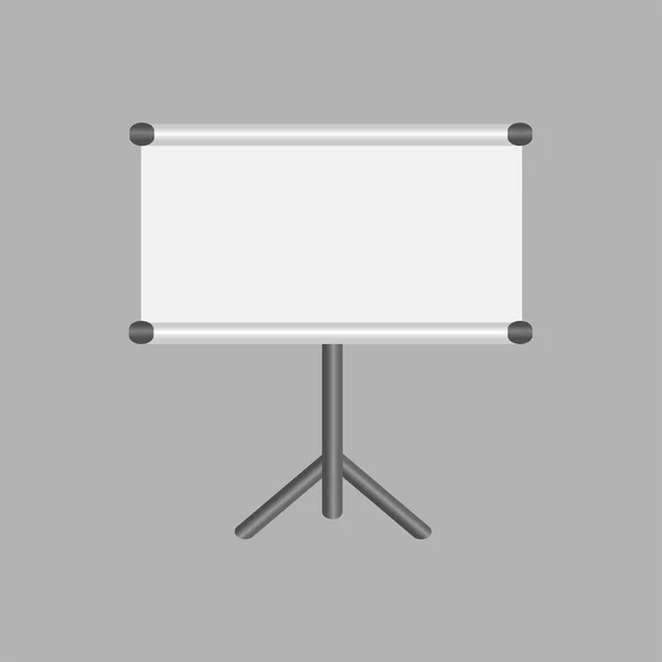 Blank projection screen with copy-space — Stock Vector